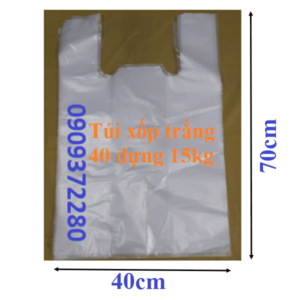 Bao xốp trắng 40 đựng 15kg