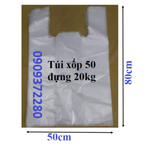 Bao xốp trắng 50 x 80cm đựng 20kg