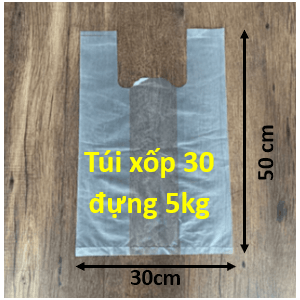 Bao xốp trắng 30 đựng 5kg