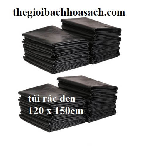 Túi rác đen 120 x 150cm