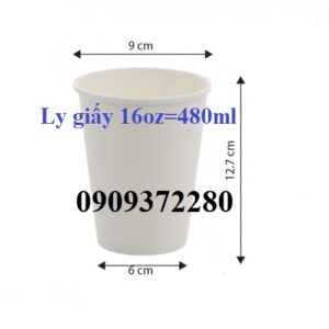 Ly giấy 16oz