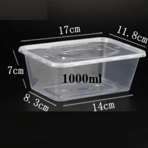 Hộp nhựa chữ nhật 1000ml