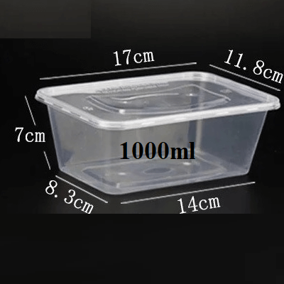 Hộp nhựa chữ nhật 1000ml