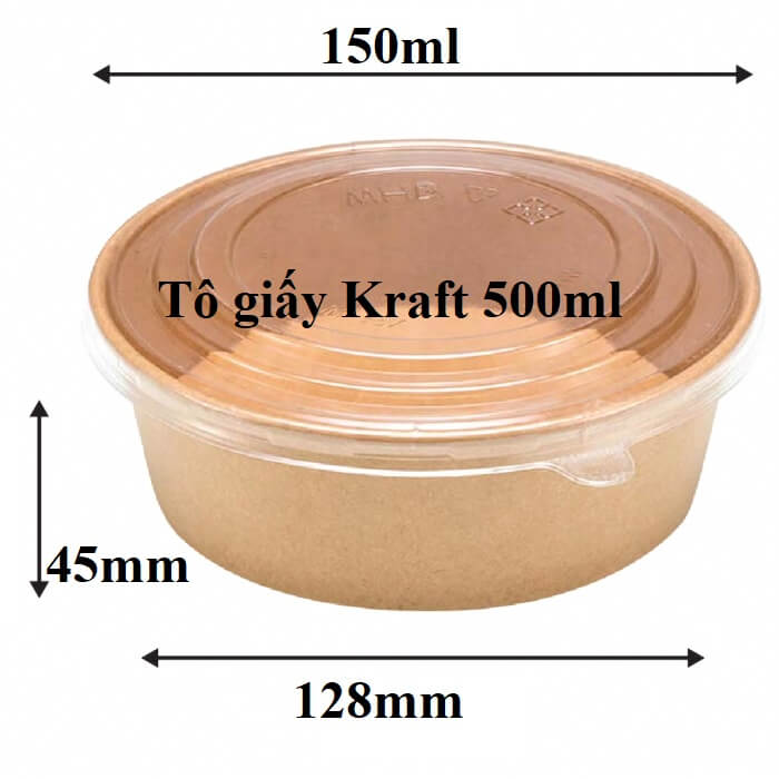 Tô giấy 500ml