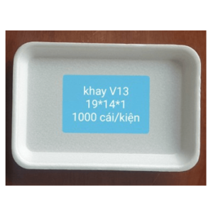 Khay xốp V13 Màu trắng
