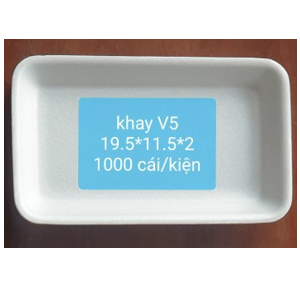 Khay Xốp V5 Màu Trắng