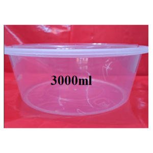 Hộp nhựa tròn 3000ml