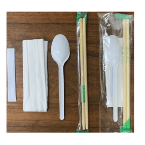 Combo Đũa muỗng tăm khăn giấy