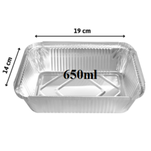 Hộp nhôm 650ml dùng 1 lần