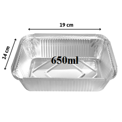 Hộp nhôm 650ml dùng 1 lần
