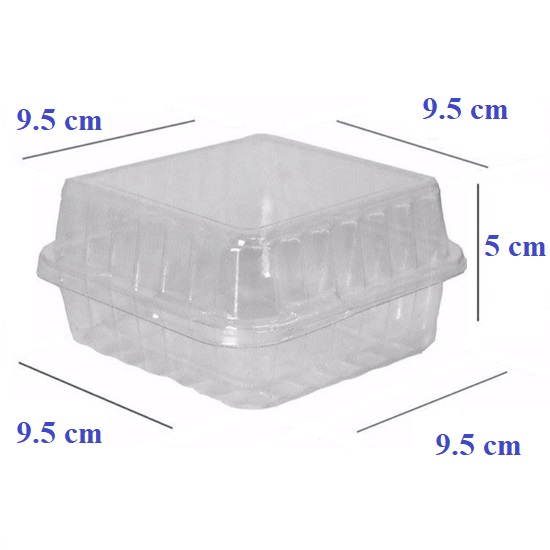 Hộp nhựa H127 hình vuông