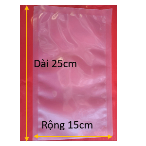 Túi hút chân không 15 x 25cm